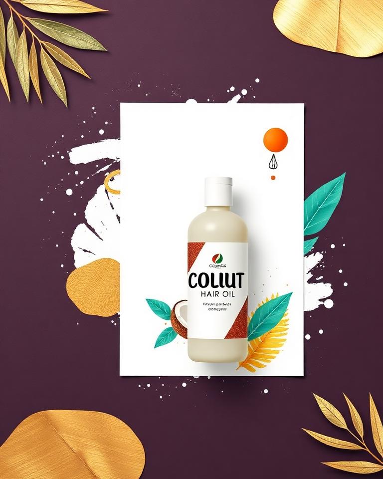 Coconut Hair Oil — Poster